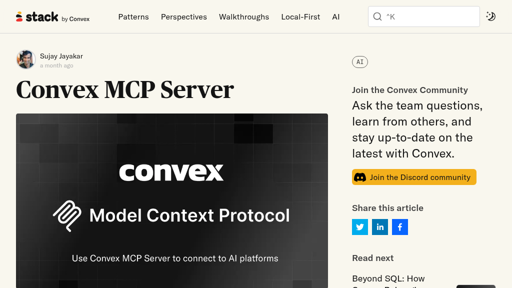 convex-mcp-server