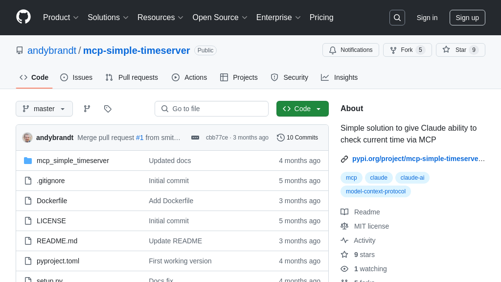 mcp-simple-timeserver